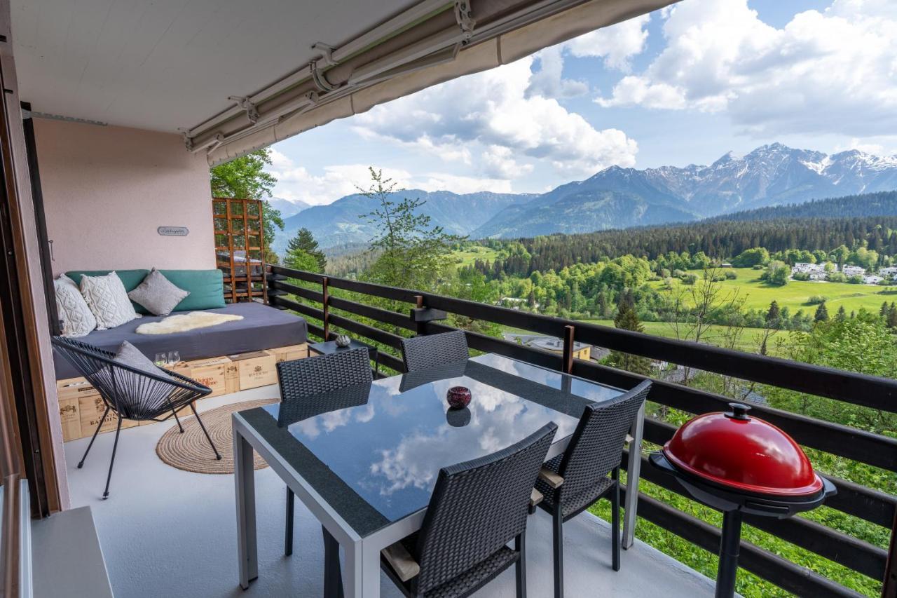-Panorama-Bergblick- Dampfbad-Dusche Und Aussenbett Apartment Флимс Екстериор снимка