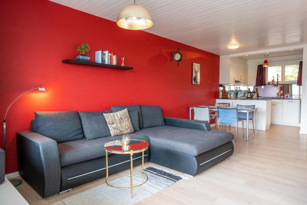 -Panorama-Bergblick- Dampfbad-Dusche Und Aussenbett Apartment Флимс Екстериор снимка