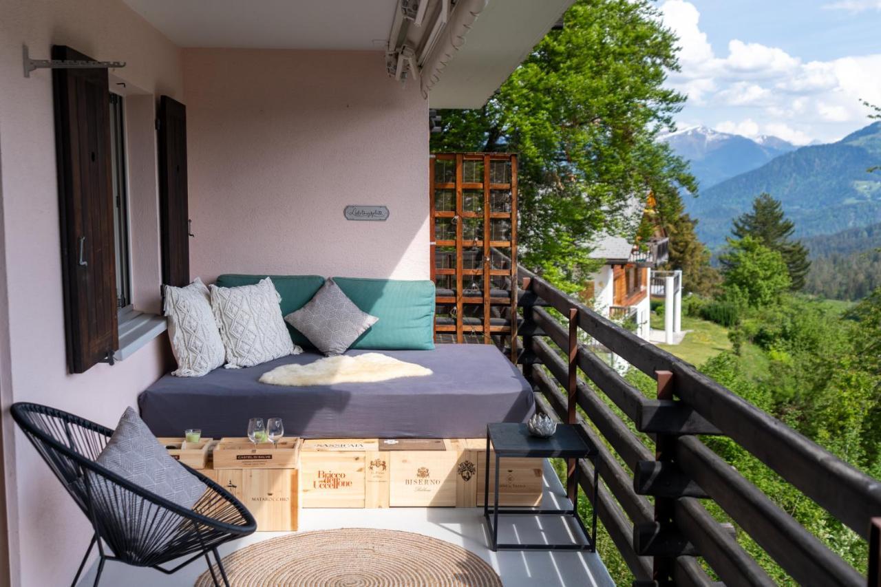 -Panorama-Bergblick- Dampfbad-Dusche Und Aussenbett Apartment Флимс Екстериор снимка